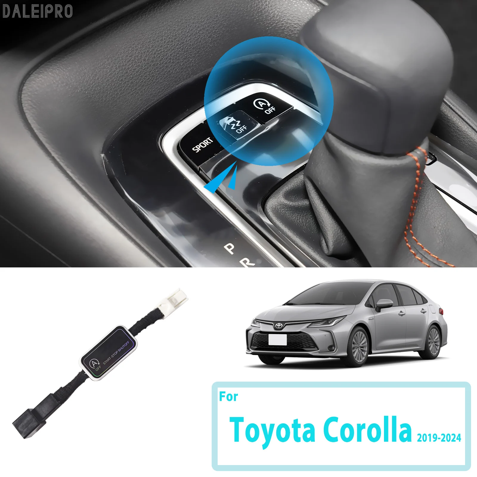 

For Toyota Corolla 2019 2020-2023 2024 Automatic Stop Start Engine System Disable Smart Shut Down Car Auto Start Stop Eliminator