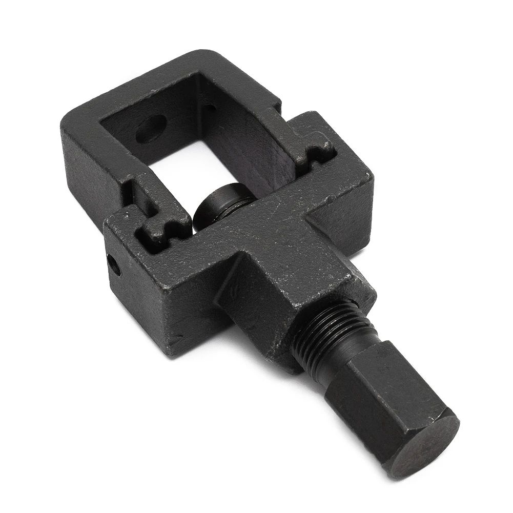 Motorcycle Chain Breaker and Riveter Tool Heavy Duty Carbon Steel Construction Designed for Roller Chain Maintenance and Repair