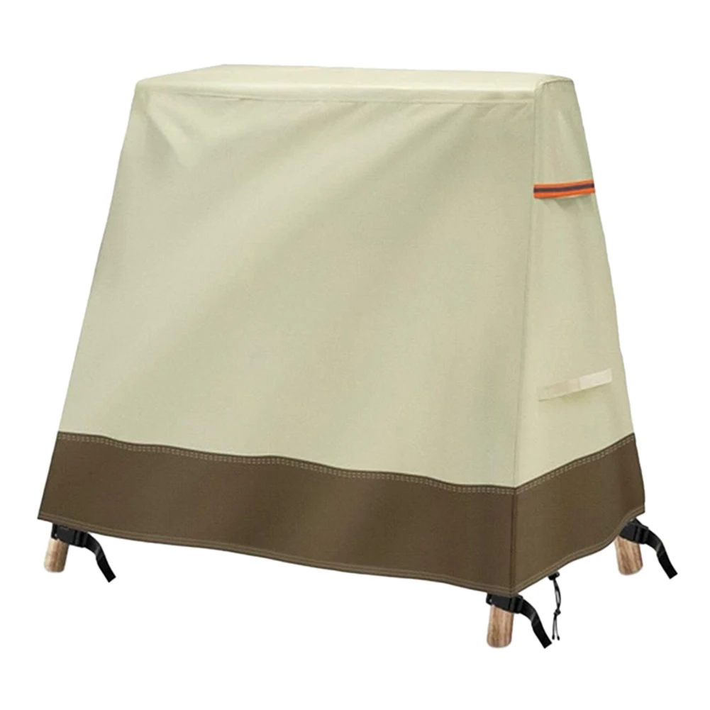 

Outdoor Protection A-Frame Cover 182.88X177.88X139.18CM Adjustable Length Central Zipper Design Cover For Outdoor Furniture