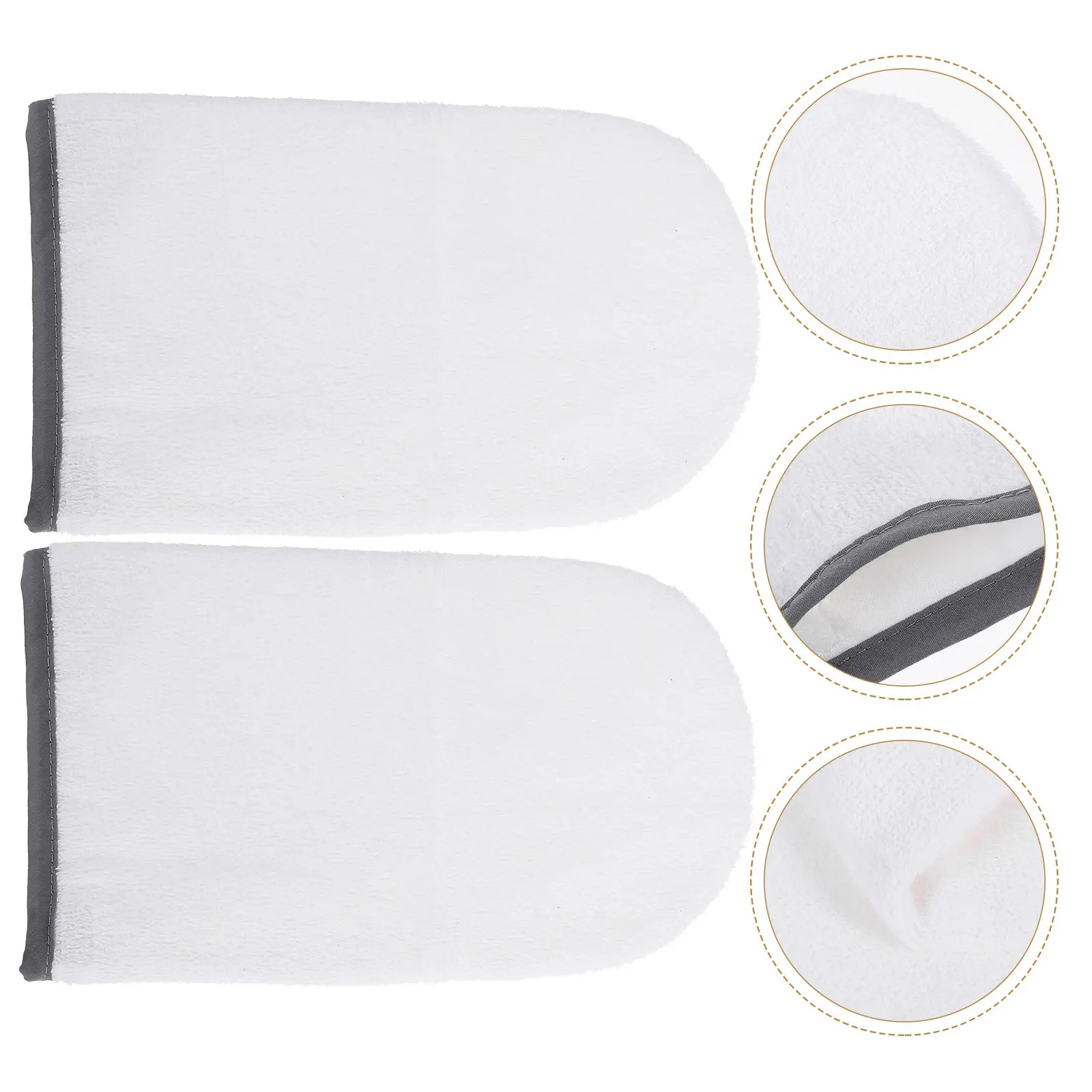 

Пара перчаток для парафинового воска (1 пара) для ухода за руками: для салонов, спа, домашнего использования, DIY. Тканевые маникюрные перчатки для восковой бани с функцией сохранения тепла.