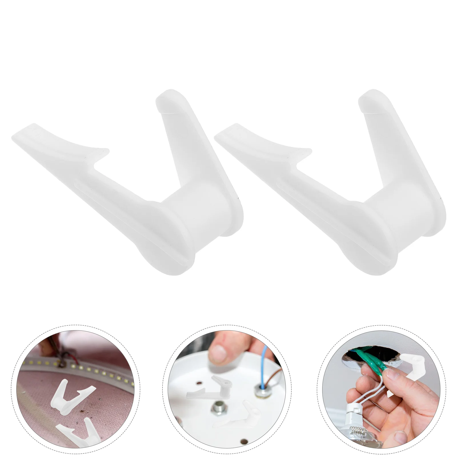 

LED Ceiling Light Fixture Buckle Thickened Clip Design Easy Installation Bedroom Living Room Kitchen Stable Prevent