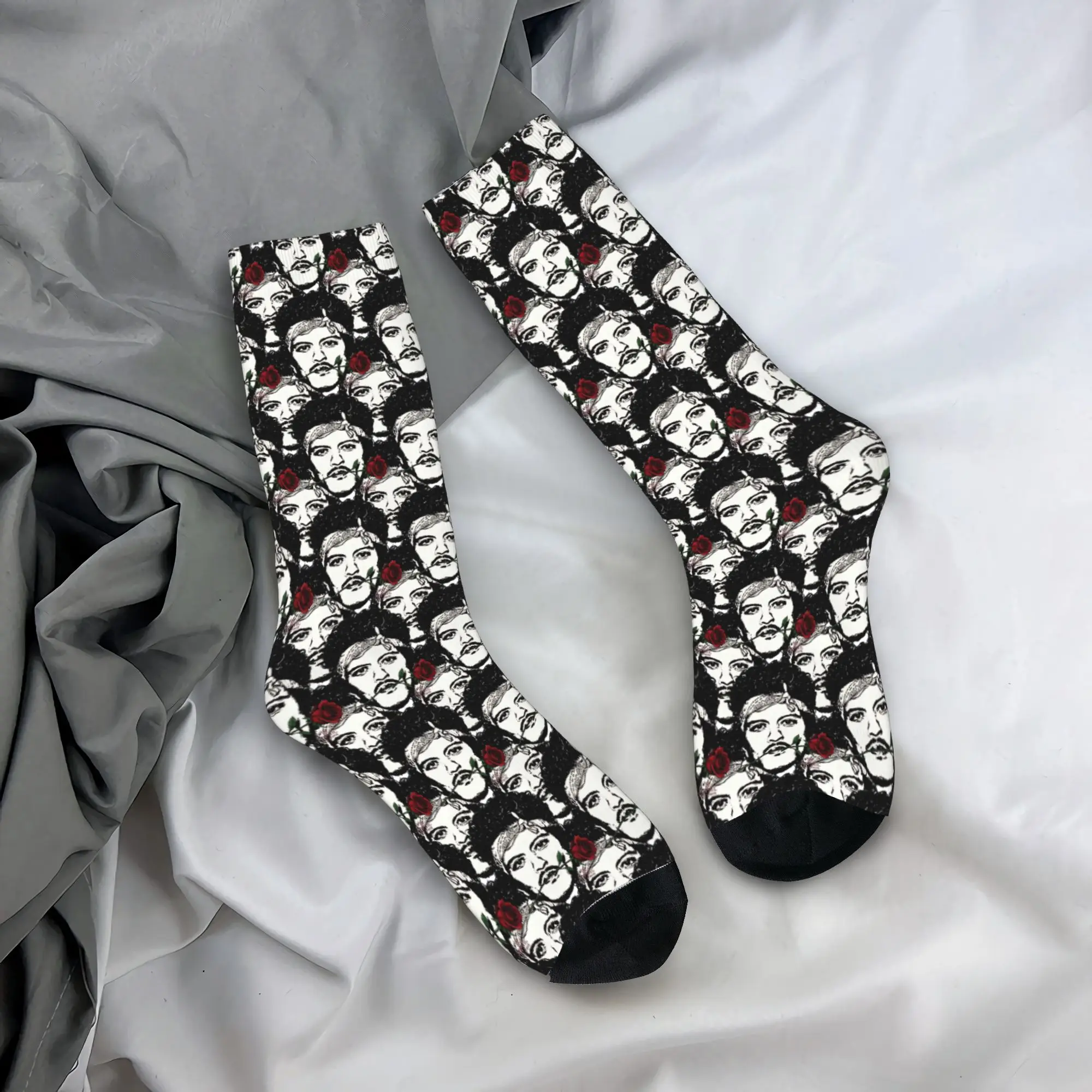 Bruno Mars The Romantic Tour 2026 Socks  Retro Stockings Men Quality Outdoor Socks Winter Graphic Anti Sweat Socks