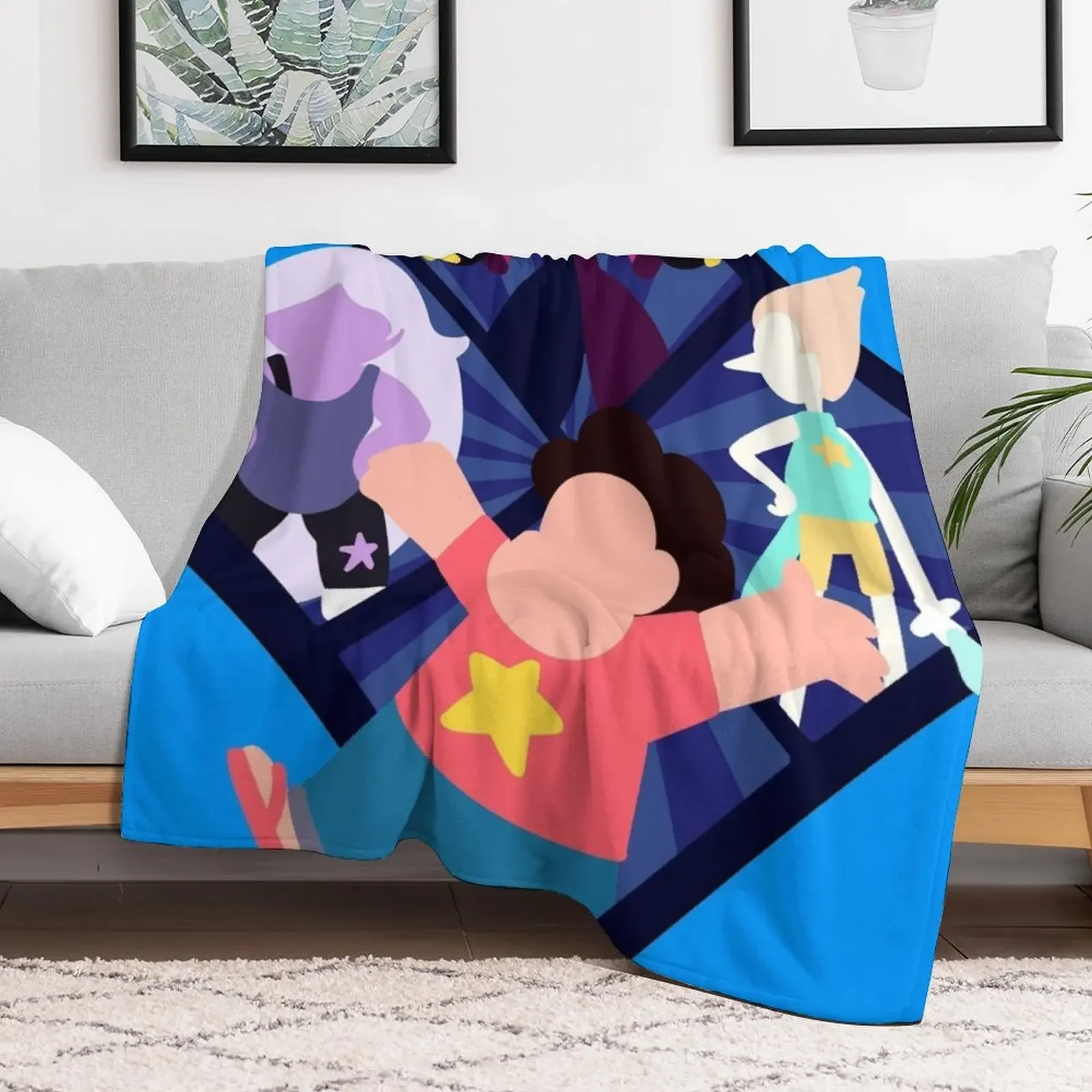 steven universe 4 Throw Blanket Versatile Cozy Throw Blanket for All Occasions