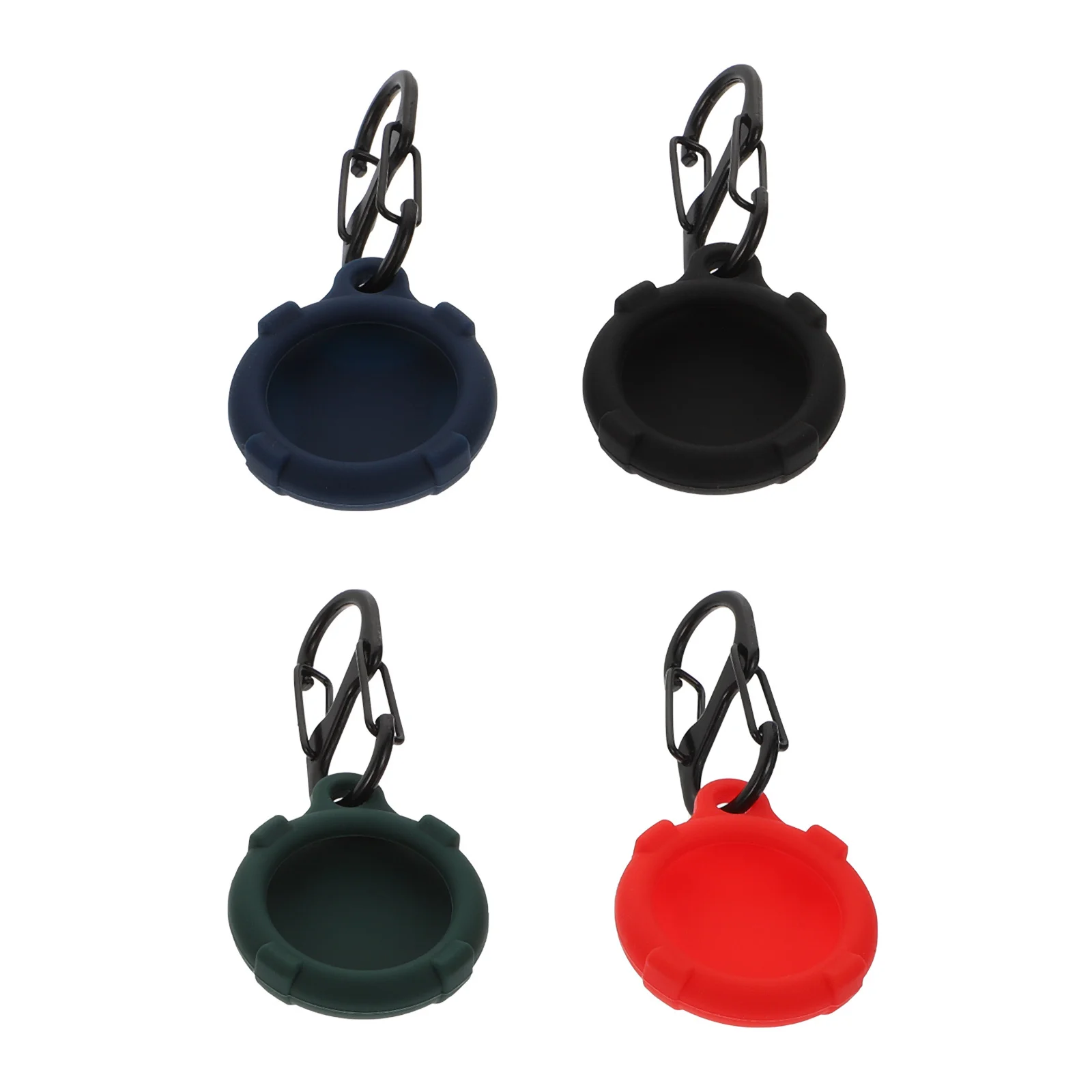 

4Pcs Protection Covers Silicone Zinc Alloy Shockproof Cases Scratch Resistant Lightweight Portable Tracker Sleeve