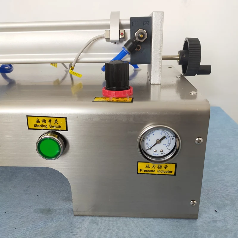 PBOBP Automatic Honey Cream Filling Machine Pneumatic Viscous Liquid Chili Sauce Gel Peanut Butter with Conveyor Filler 