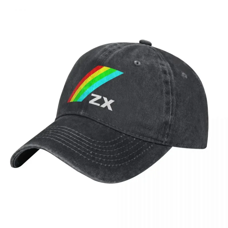 ZXS Baseball Cap Spectrum Logo Running Hippie High Quality Washed Hip Hop Hats Women Men Classic Custom Logo Baseball Caps