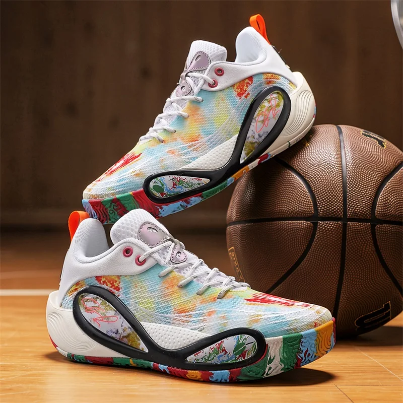 Super Cool Couples Basketball Training Shoes Comfortable Sport Shoes Men Women Designer Basketball Trainers Outdoor Basket Shoes