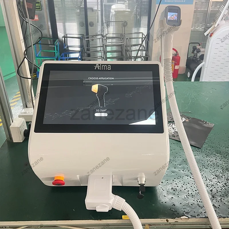 

Professional Diode Laser Hair Removal Machine 808 755 1064nm 3 Waves Permanent Hair Reduction Salon Use Painless Laser Epilator
