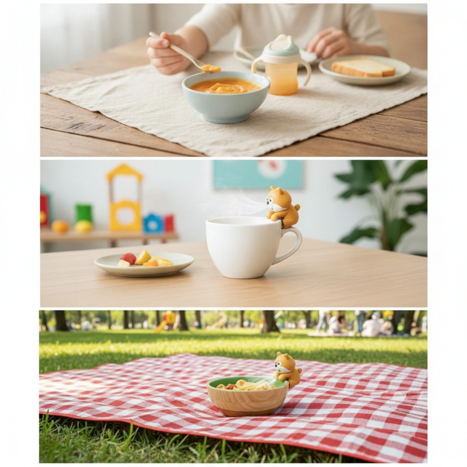 Food Cooling Fan Compact Food Cooling Fan with Clip Adjustable Hygienic for Parents, Baby Feeding, Dining Table