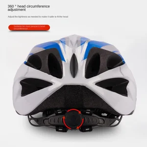Lightweight cycling helmet with comfort lining for men and women, adjustable, head protection, riding safety, bicycle, MTB, hollow, new Main Sales MTB Helmet - №4