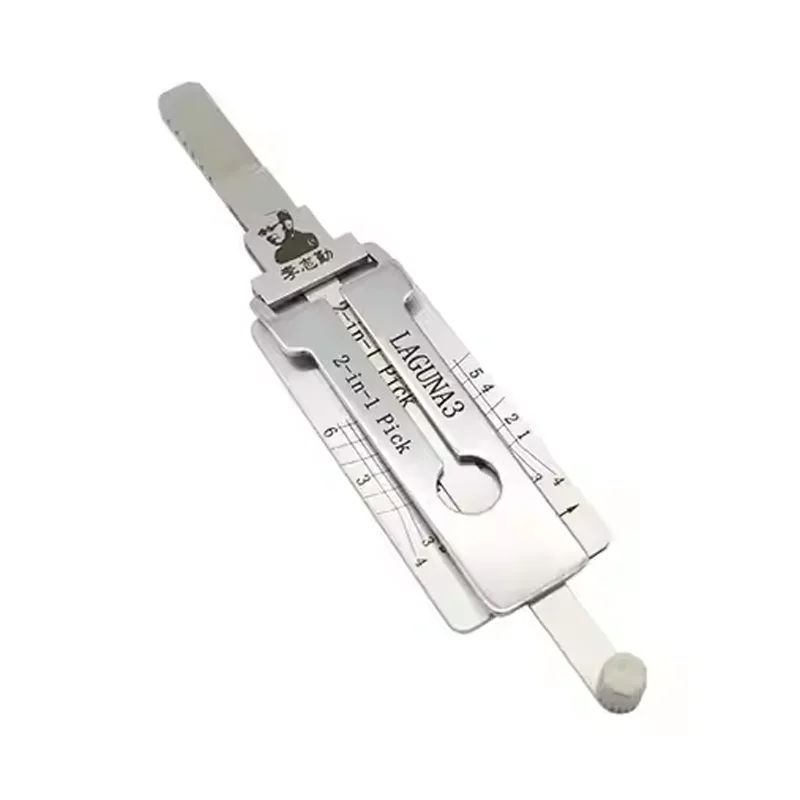 Lishi LAGUNA3 2 in 1 Lock Pick Decoder Ignition Car Door Open for Renault Laguna/Samsung Renault Model Vertical Milling