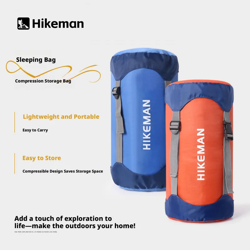 

Hikeman sleeping bag compression bag storage tightening bag down cotton sleeping bag bag travel miscellaneous bag