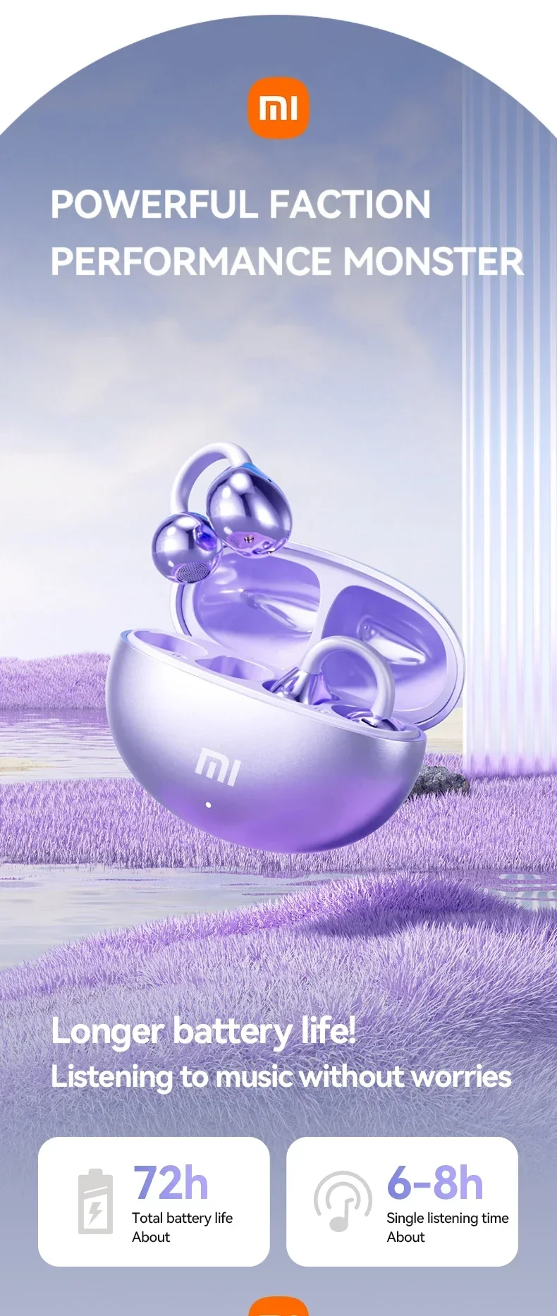 Беспроводные наушники Xiaomi M91 Bluetooth 5.3 HD с открытым вызовом ENC Сенсорные наушники с шумоподавлением Подходят для Android и IOS