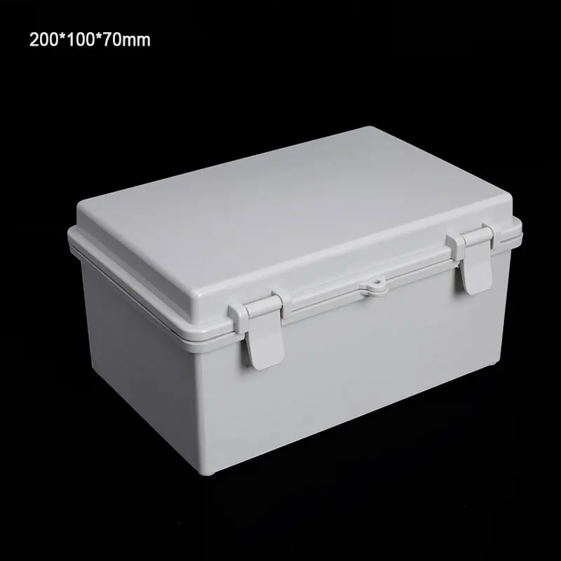 Boîtier en plastique étanche à la poussière, interrupteur scellé, boîtier de câble électrique, borne de connecteur ShuBox