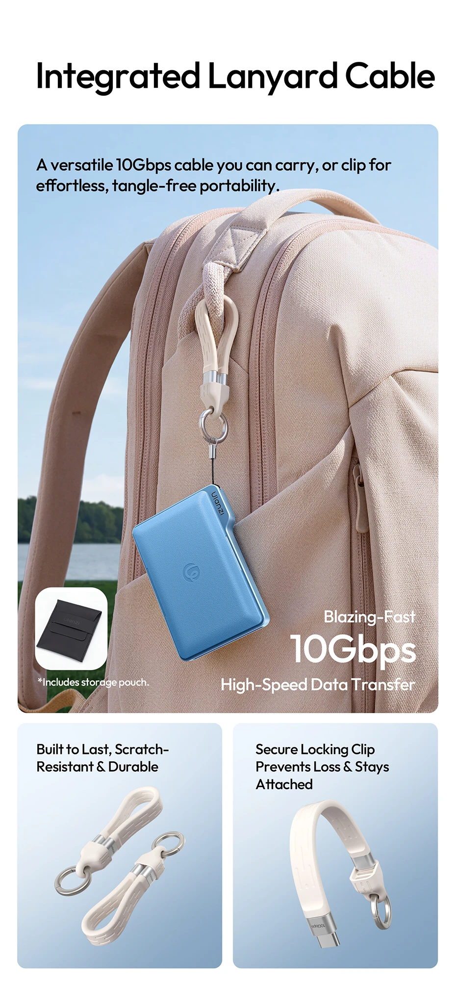 Ulanzi DC01 2-in-1 Tragbares Speicherkarten-Etui Dual-Slot Simultan-Kartenleser für Kamera Smartphone für Fotografie – Detail 14