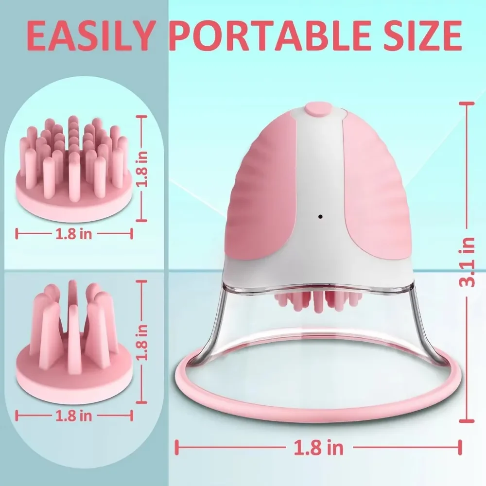 Breast Enhancement Sucking Vibrator Rotating Vacuum Pump Bra Sucker AV Breast Massager Female Nipple Stimulation Masturbator view 6