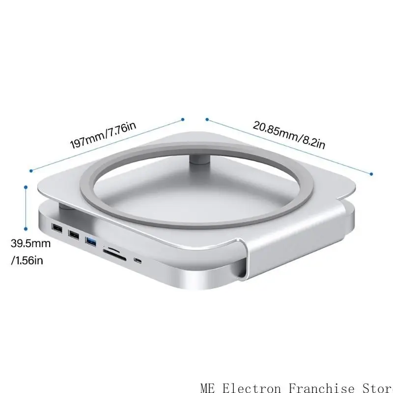 미니 2024 열 소산 팽창베이스 M.2 용 T5EA Double NVME SSD Dock