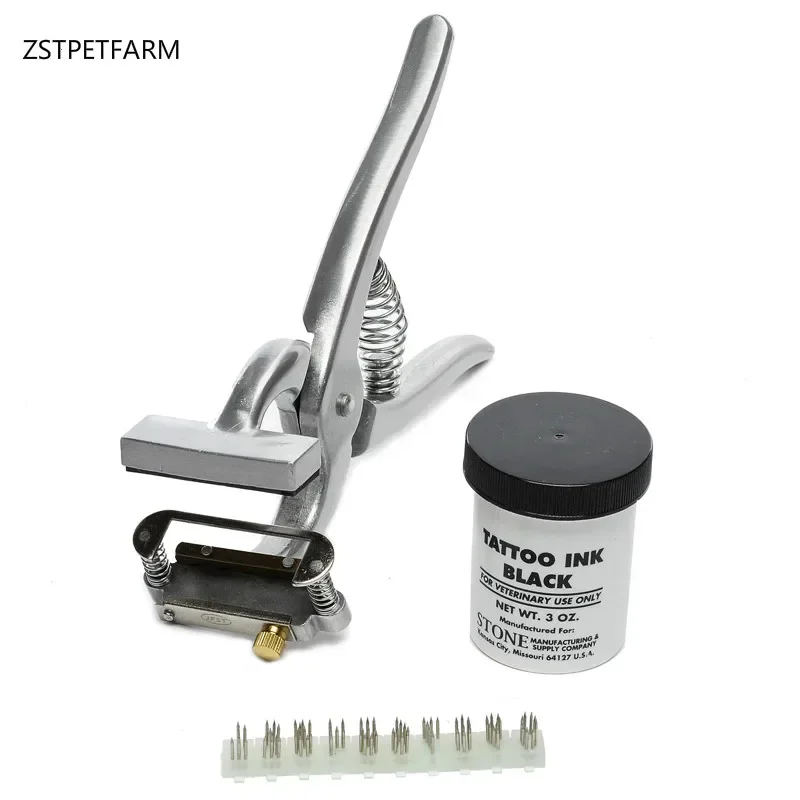 A Import Dog Ear Tattoo Tattoo Clamp Clamp 4/5 Digit Pig With No Ear Clamp Forceps, Thorn Pet Ink B
