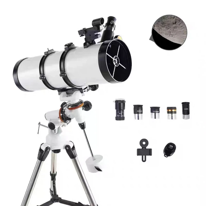 

130/650 Large Aperture Astronomical Telescope Reflective Professional Star Observation 130EQ High Definition Telescope Set