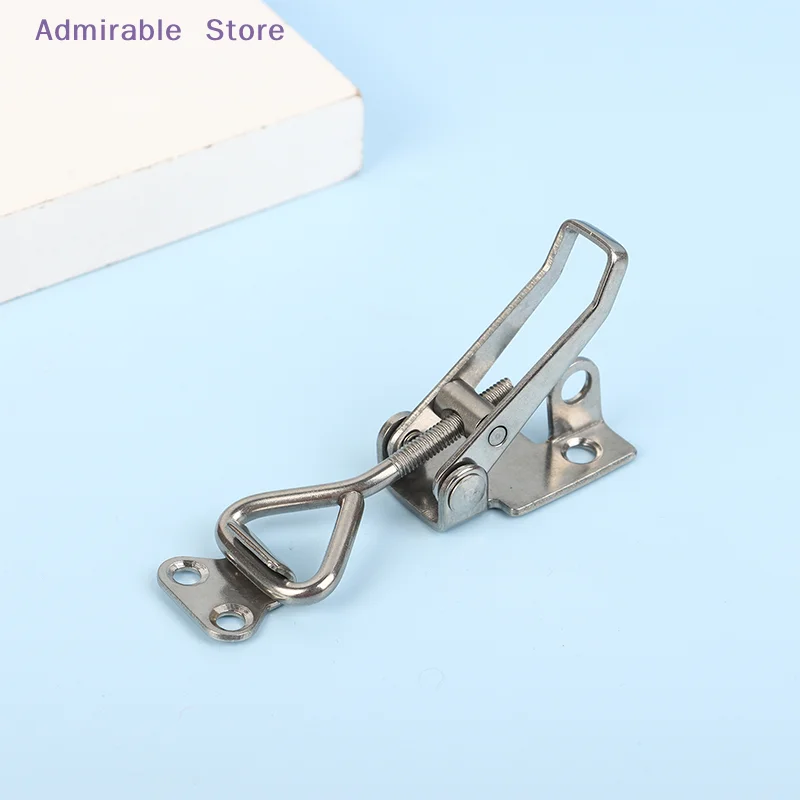 [W]Stainless Steel 304 Clamp Latch Lock 1Pc Heavy Duty Fastener For Boat Deck Marine Locker Hasp Corrosion Resistant