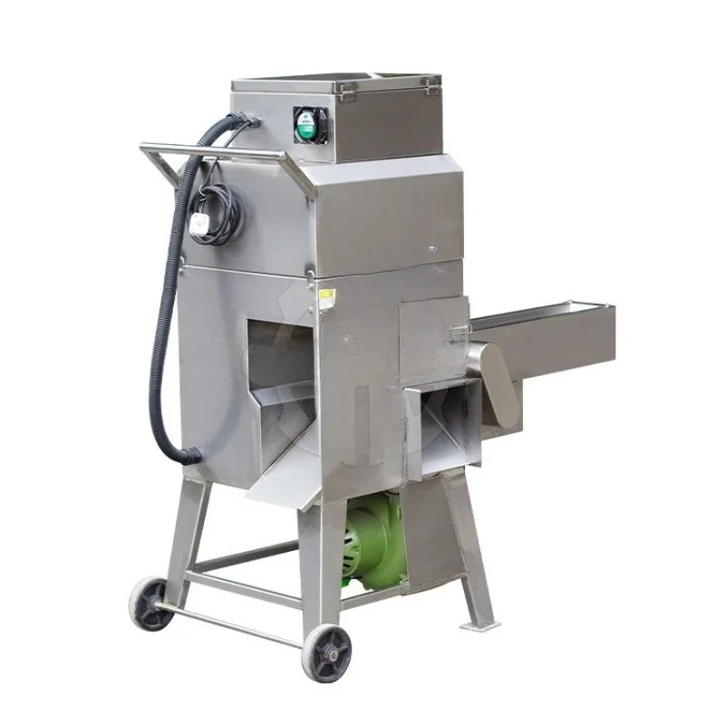 Commercial automatic conveying fresh corn sweet corn thresher, corn beater,  peeling artifact