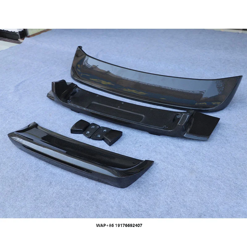 Wet Carbon Fiber Rear Spoiler Kit for  911 991 CN GUA 2012-2015 Car Rear Trunk Wing Upgrade Tuning Accessories