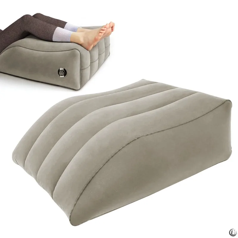 Leg Elevation Pillows,Inflatable Leg Pillows for Swelling, Portable Wedge Pillow for Improve Circulataion and Reduce Swelling
