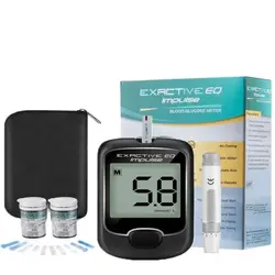 Exactive Eq Impulse Home Automatic High Blood Glucose Measuring Instrument With Test Paper With Diabetes Test Strip Mg/dl Mmol/l