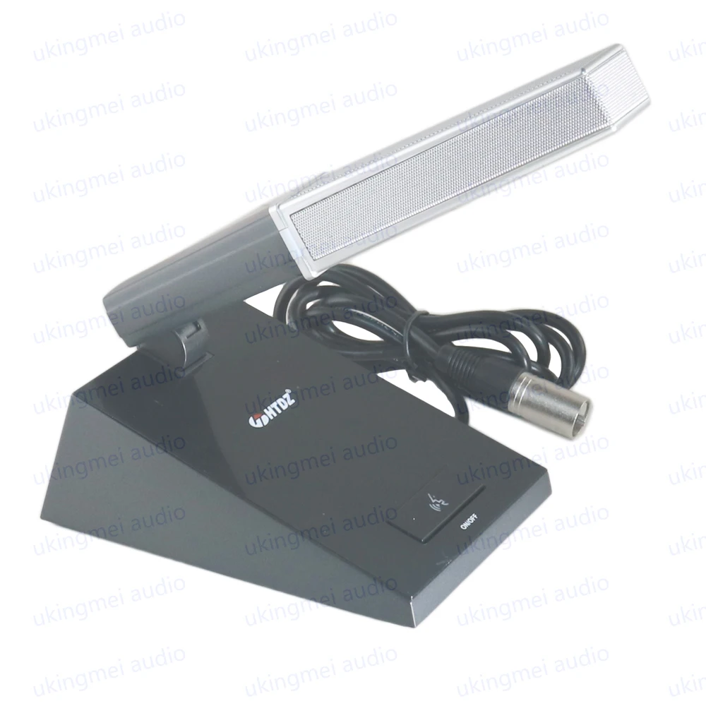 Wired Desktop Condenser Microphone for Conference Broadcasting Studio Teaching Public Address System Microphone Noise Canceling