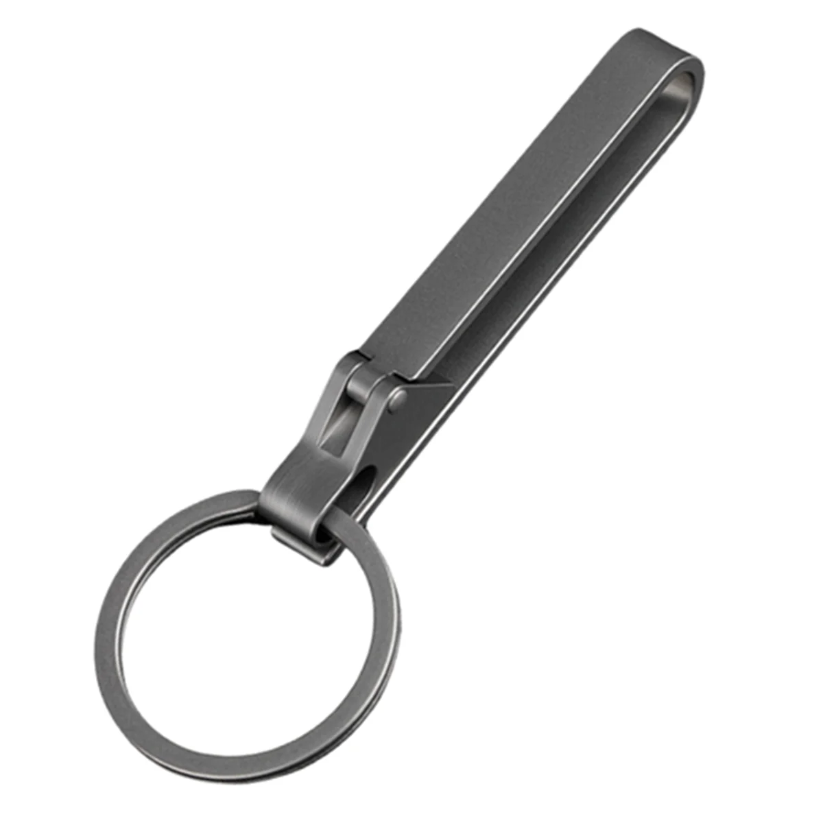 

Keychain Pocket Clip Titanium Key Holder with Detachable Keyring for Men and Women Outdoor Portable Tool