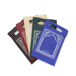 Muslim prayer rug Islam portable travel worship prayer mat rainproof fabric pocket pilgrimage mat tapis de prière