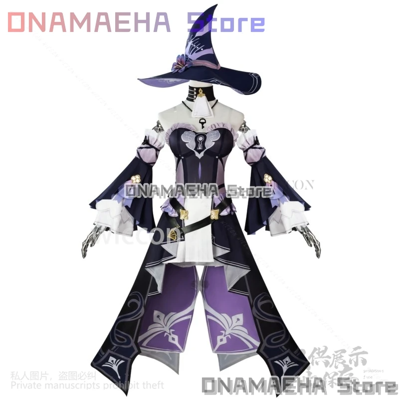 The Herta Cosplay Anime Game Honkai Star Rail Costume Dress Lolita Uniform Wigs For Halloween Christmas Girls Woman Customized