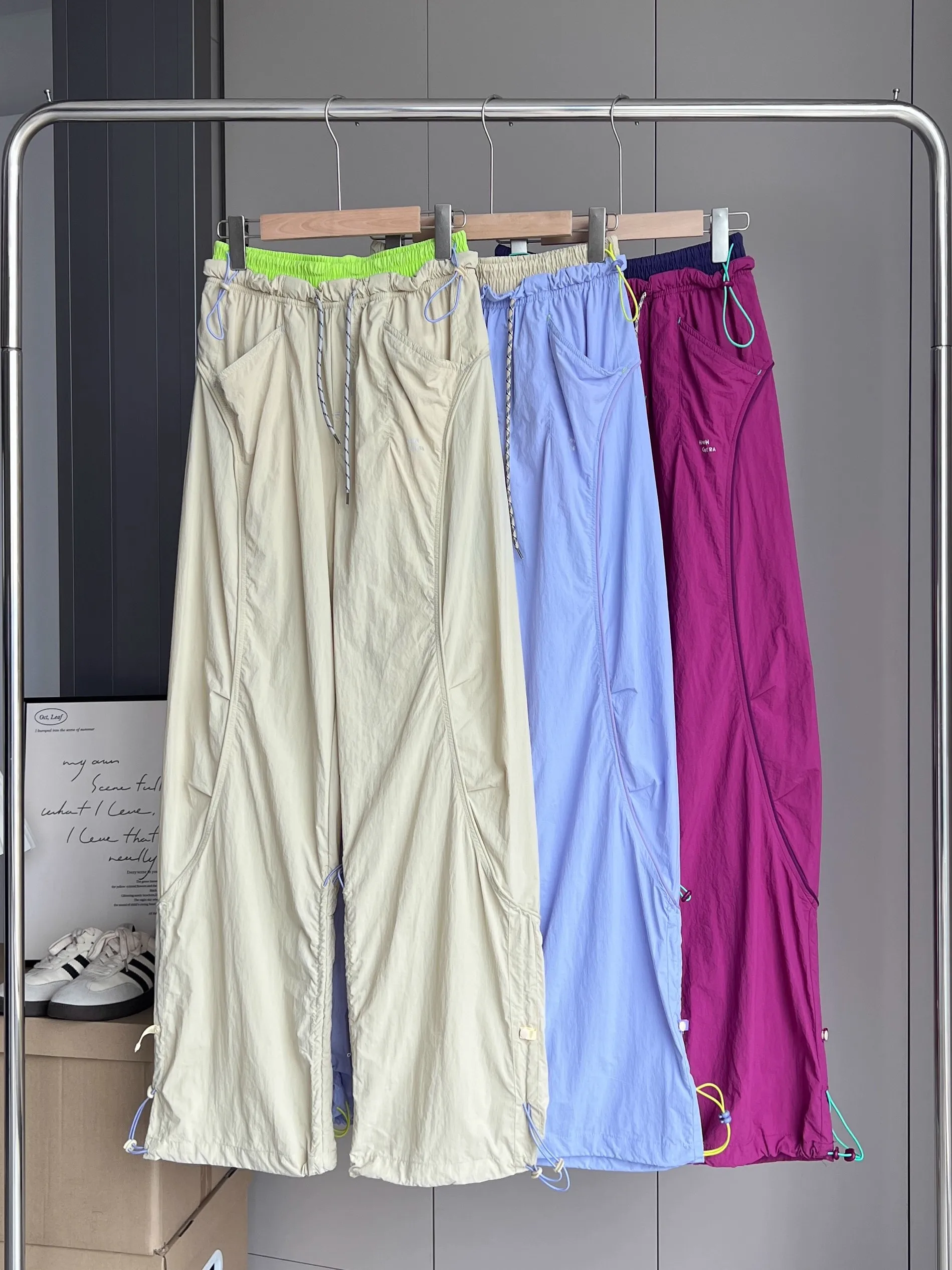 

Water-Resistant Casual Pants Women's Outdoor Sports Long Trousers Breathable Summer New Arrival Outlet High Waist Straight Leg