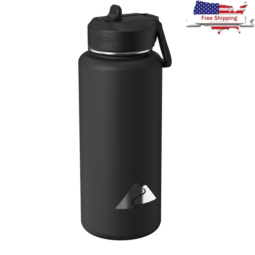 

Бутылка для воды с изоляцией из нержавеющей стали на 32 унции и откидной соломинкой. Прочный стакан с порошковым покрытием. Непроливаемый дизайн без пота.