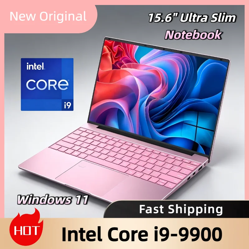 

HOT Intel Core i9 9900 Windows 11 15.6 Inch Ultra Slim Laptop 32GB RAM 2TB SSD 1920x1080 HD Gaming Gamer Office