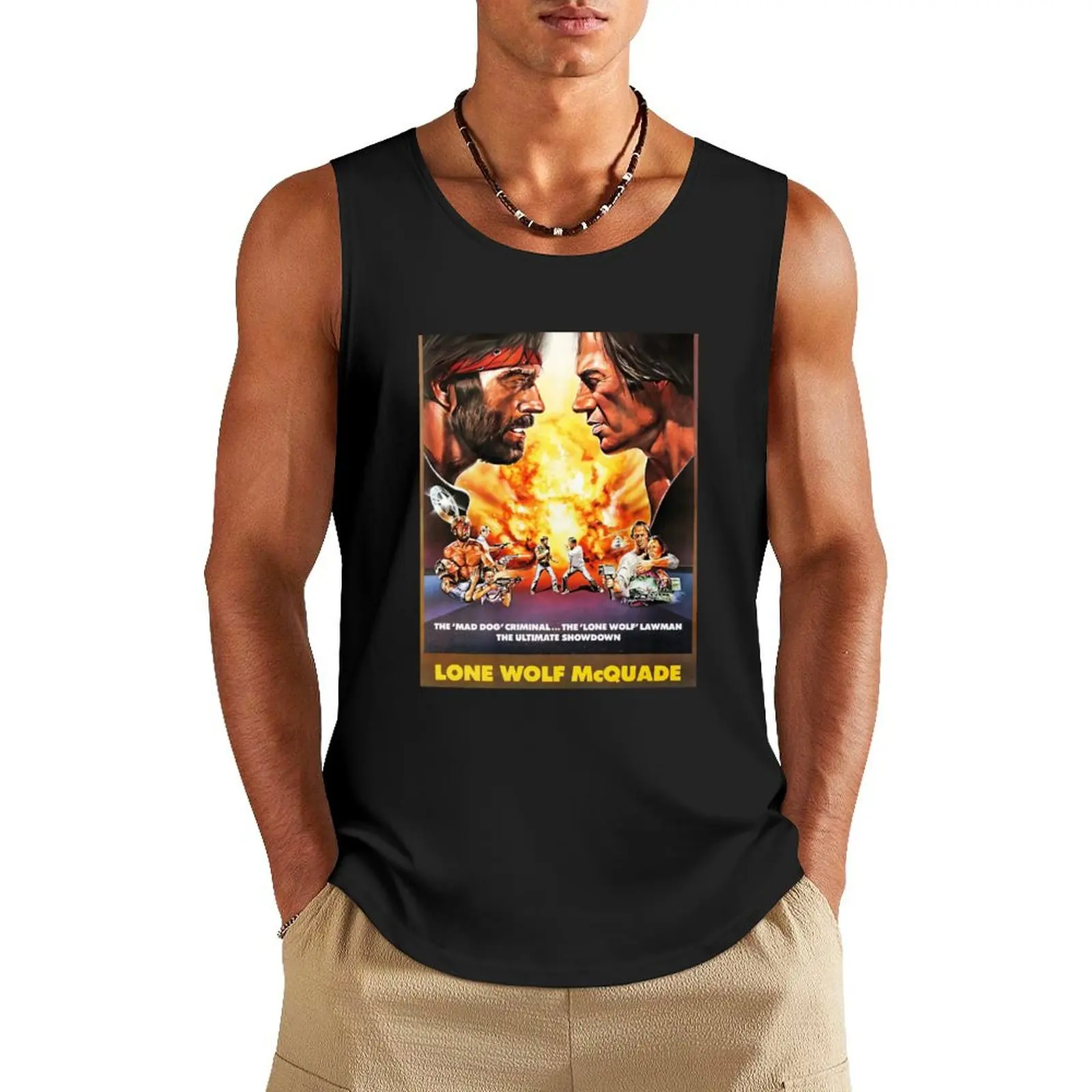 Lone Wolf McQuade HD 1 Tank Top Men's summer vest vest for men Men's summer clothes