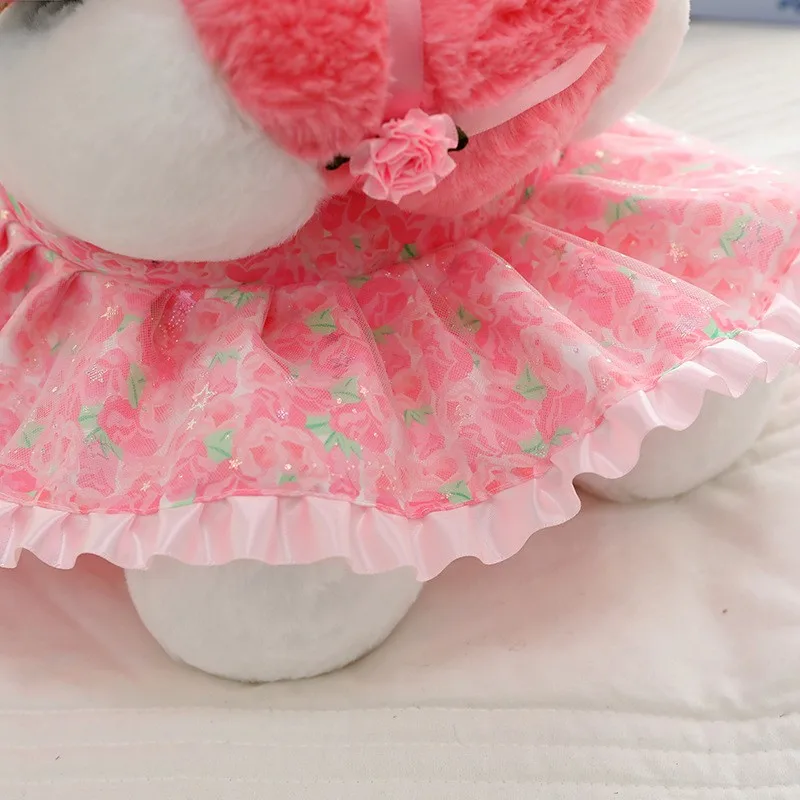 Sanrio falda Rosa Love Cinnamoroll Kuromi muñeca de peluche negra, juguete de felpa cómodo y suave, regalos de cumpleaños para niñas, 35cm