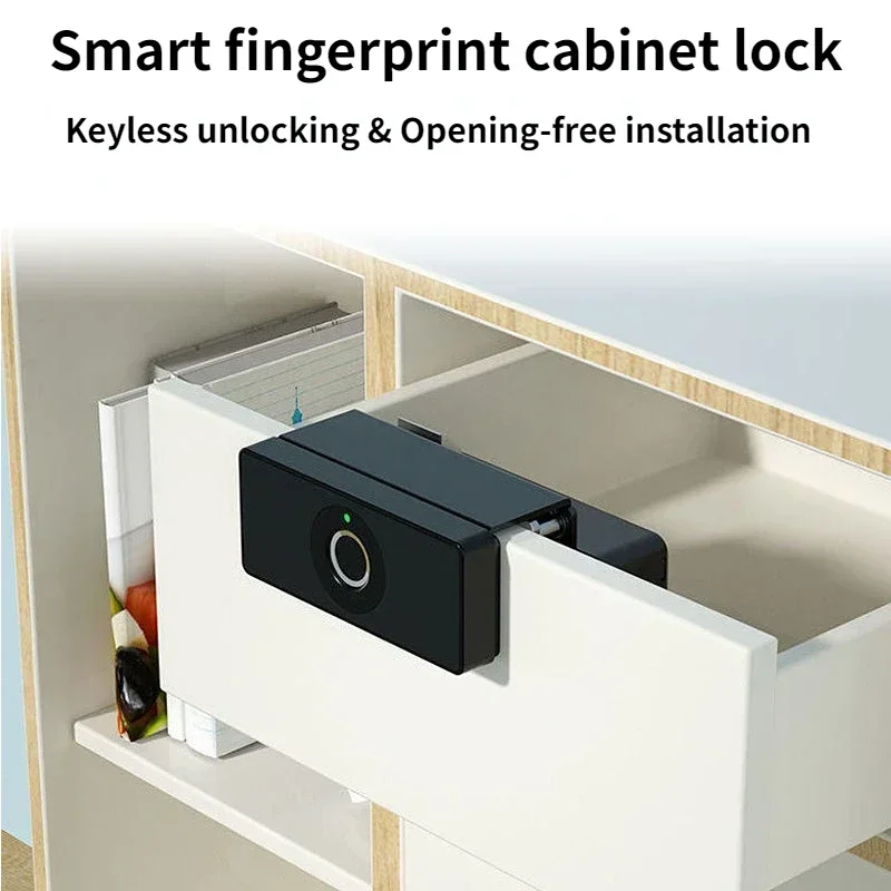 

Fingerprint Drawer Lock Keyless Fingerprint Unlock Smart Wood Door Lock Cabinet Locker Furniture Drawer Smart Electronic Locks