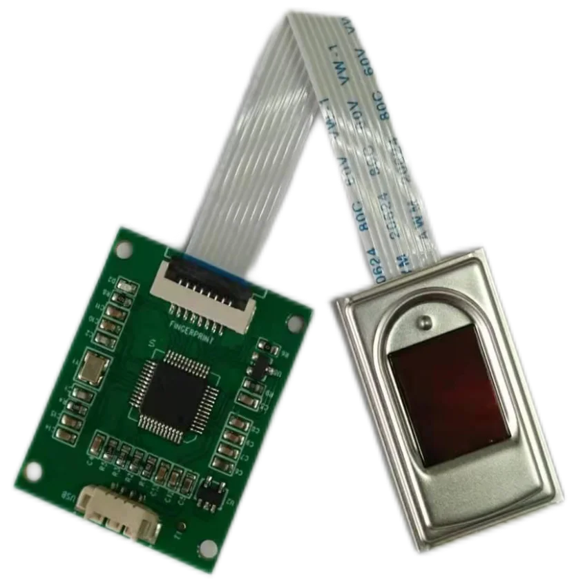 

LRU2180 Identification FPC1011 Semiconductor Capacitive Fingerprint Acquisition USB/UART Sensor Module