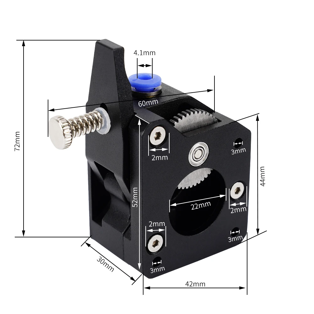 RAMPS 3D Bowden Extruder Dual Extruder ไดรฟ์อัพเกรดยาว/สั้นช่วงรีโมท Extruder โลหะ1.75สำหรับ3D เครื่องพิมพ์ CR10