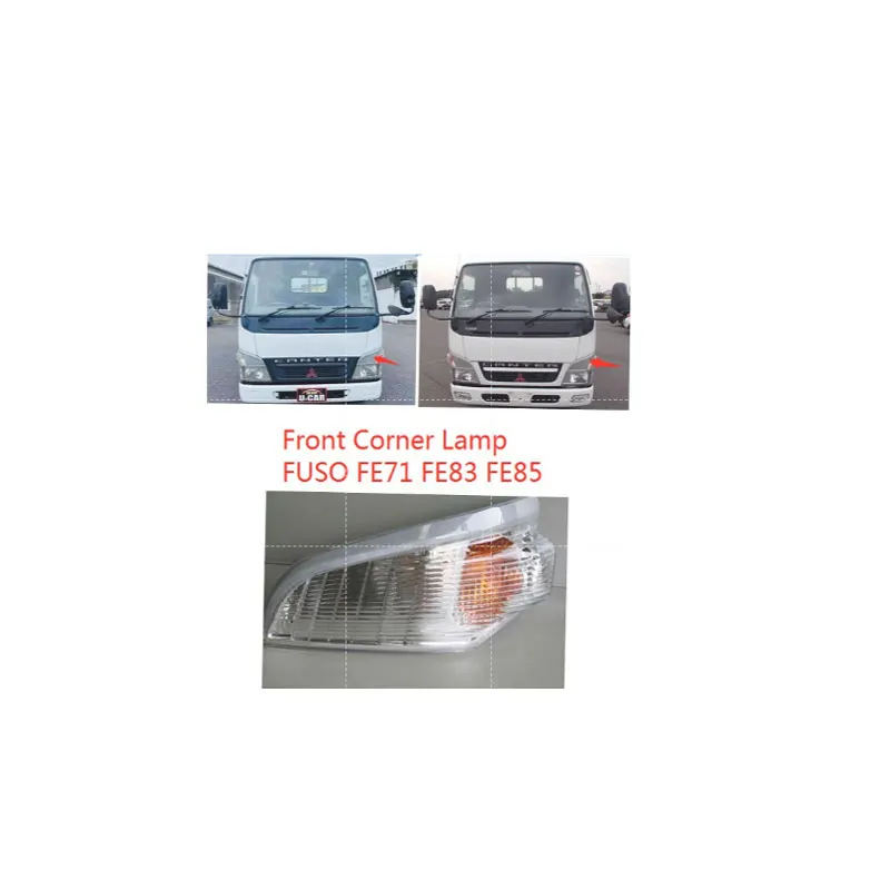 FDONG 1 Pcs Corner Lamp Marker Light, Turn signal Light for Mitsubishi Fuso Canter   2006 FE83 FE85 FE71 MK427117 MK427118