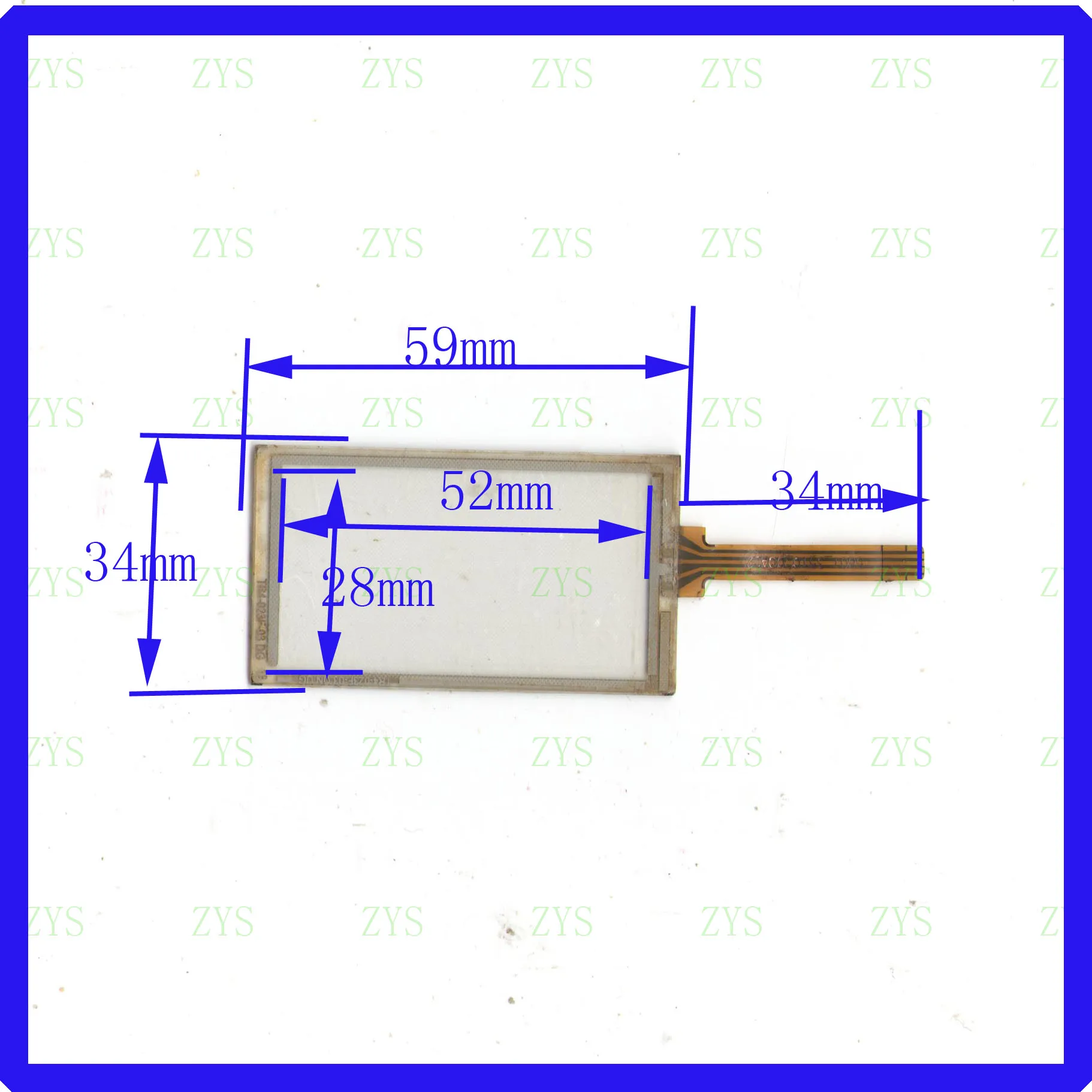 

ZhiYuSun TR4023F03 4Wire Resistive TouchScreen Panel Digitizer glass for Industrial control general TR4-023F-03