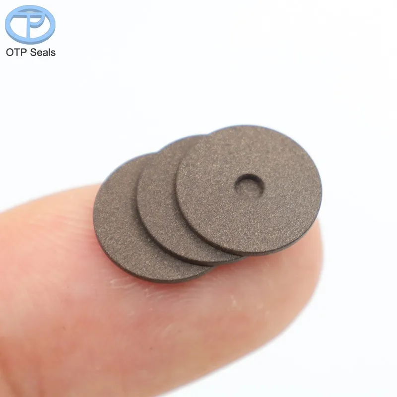 PTFE gaskets Polytetrafluoroethylene add copper powder liner Shim Spacer Pads shaped parts Non-standard parts factory Customized 6