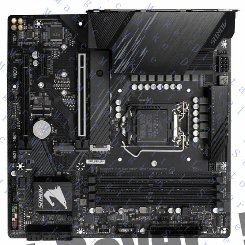 

UU FOR GIGABYTE B560M AORUS ELITE Motherboard lga1200 10th/11th Gen Intel Core i9 cpu