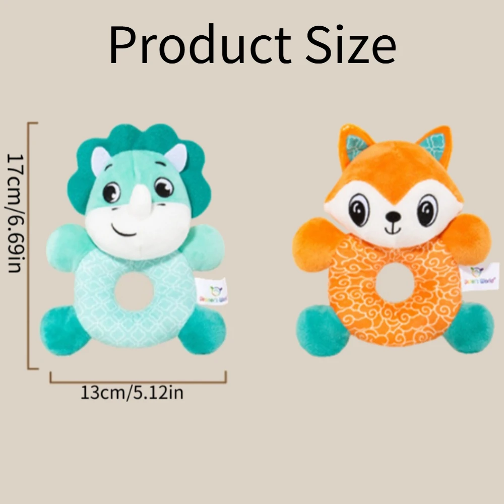 Handgekurbelte Glocke für Babys, Handgekurbelter Ring für Babys, Früherziehungsspielzeug für Neugeborene