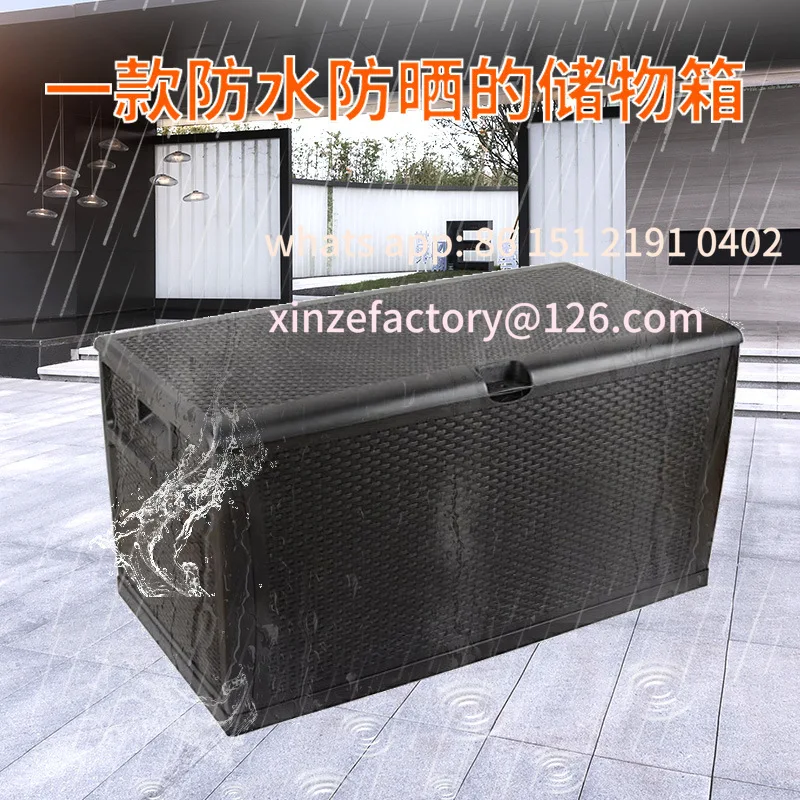 

Customizable Box Garden Garden Garden Storage Box Large Capacity Storage Cabinet Outdoor Door Toolbox Organizing Box