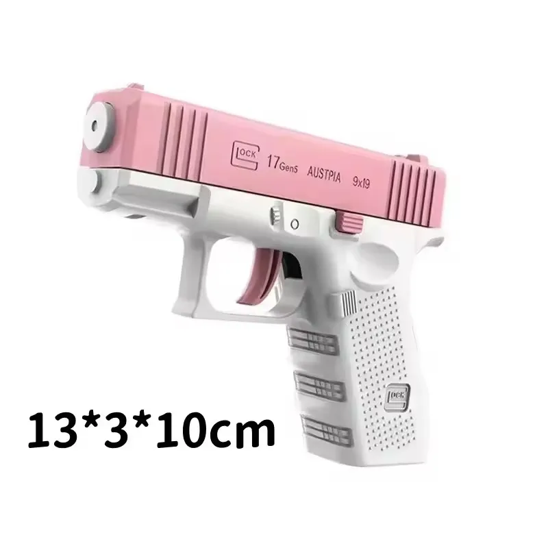 Pistola de água de verão, não elétrica, alta pressão, tiro automático, brinquedo de praia para crianças, meninos, meninas e adultos