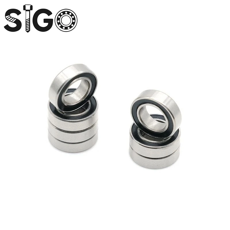 2pcs SMR148 RS 8x14x4 Mm ABEC-7 Stainless Steel Miniature Ball Bearing SMR148-2RS Ball Bearings For Axial SCX10 II