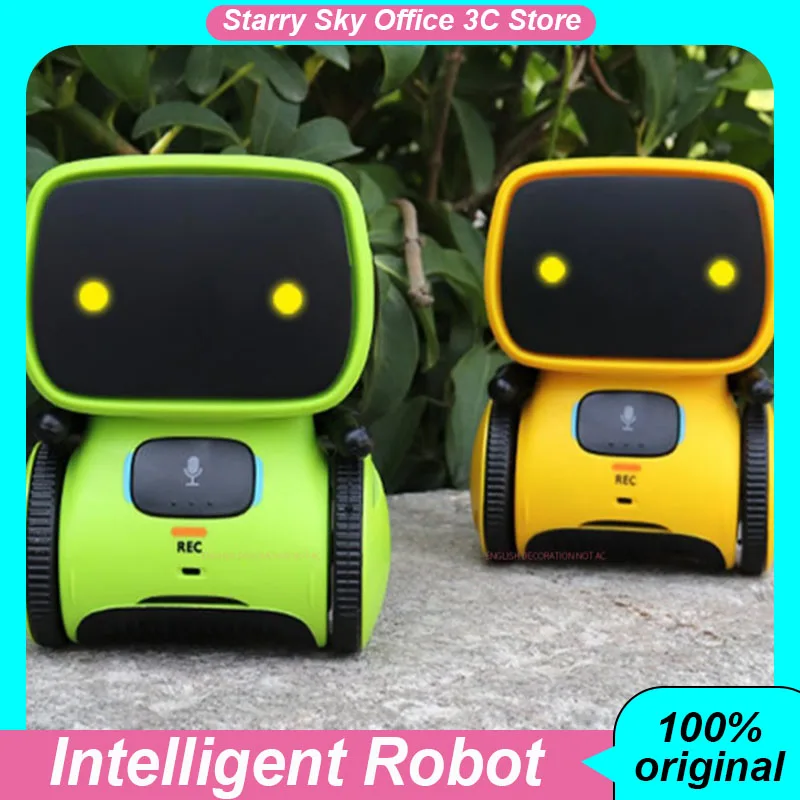 

Intelligent Robot Russian & English & Spanish & Portugal Interactive Robot Toy Voice & Touch control Toys Educational Children