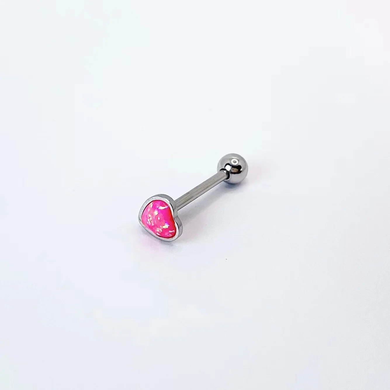 1.6mm stainless steel perforated tongue nail decoration with fashionable and sexy tongue ring